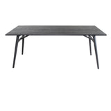 Jídelní stůl Sleek, černý, 95x195