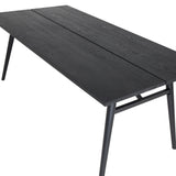 Jídelní stůl Sleek, černý, 95x195