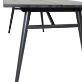 Jídelní stůl Sleek, černý, 95x195