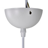 Závěsná lampa Nao, bílá