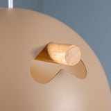 Závěsná lampa Tubbie, béžová