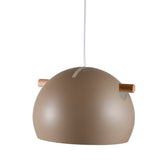 Závěsná lampa Tubbie, béžová