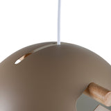 Závěsná lampa Tubbie, béžová