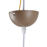 Závěsná lampa Tubbie, béžová