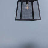 Závěsná lampa Hage, černá