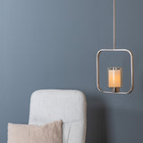 Závěsná lampa Aludra, stříbrná