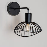 Nástěnná lampa Elsa, černá