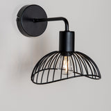 Nástěnná lampa Elsa, černá