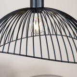 Závěsná lampa Elsa, černá