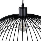 Závěsná lampa Elsa, černá