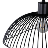 Závěsná lampa Elsa, černá