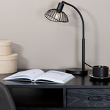 Stojací lampa Elsa, černá
