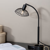 Stojací lampa Elsa, černá