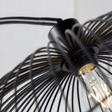 Stojací lampa Elsa, černá