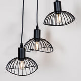 Závěsná lampa Elsa, černá