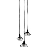Závěsná lampa Elsa, černá