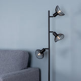 Stojací lampa Elsa, černá