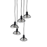Závěsná lampa Elsa, černá