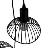 Závěsná lampa Elsa, černá