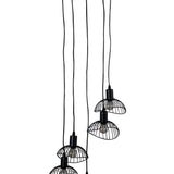 Závěsná lampa Elsa, černá