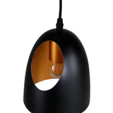 Závěsná lampa Elda, černá