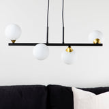 Závěsná lampa Orb, černá