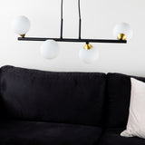 Závěsná lampa Orb, černá
