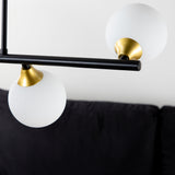 Závěsná lampa Orb, černá