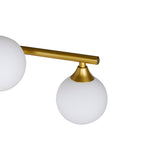 Závěsná lampa Orb, mosazní barva