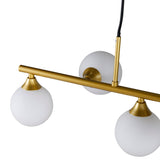 Závěsná lampa Orb, mosazní barva