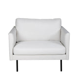 Lounge křeslo Zoom, světle béžové, S95xD84xV80