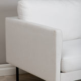Lounge křeslo Zoom, světle béžové, S95xD84xV80