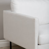 Lounge křeslo Zoom, světle béžové, S95xD84xV80