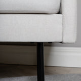Lounge křeslo Zoom, světle béžové, S95xD84xV80