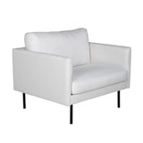Lounge křeslo Zoom, světle béžové, S95xD84xV80