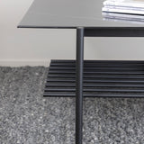 Konferenční stolek Von Staf, černý, 60x120