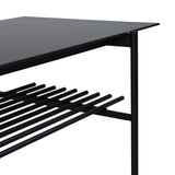 Konferenční stolek Von Staf, černý, 60x120