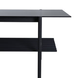 Konferenční stolek Von Staf, černý, 120x60
