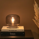 Stolní lampa Bollonelie, béžová