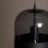 Závěsná lampa Dropp, černá