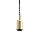Závěsná lampa Hang, mosazní barva