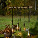 Závěsná lampa Fall, černá