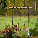 Závěsná lampa Fall, černá