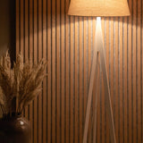 Stojací lampa Kona, bílá