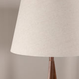Stojací lampa Kona, hnědá