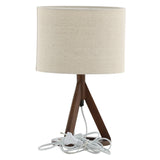 Stolní lampa Kona, hnědá
