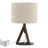 Stolní lampa Kona, hnědá