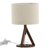 Stolní lampa Kona, hnědá