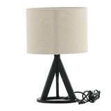 Stolní lampa Kona, černá