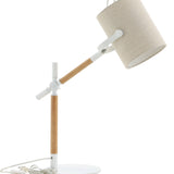 Stolní lampa Dennis, přírodní barva